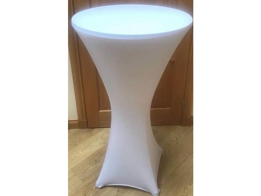 Poser Stretch Covers White For Table