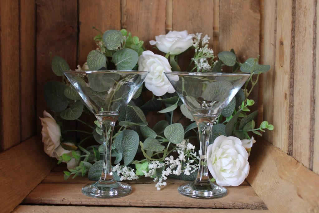 Martini Glass Luxo Catering Hire Aberdeen