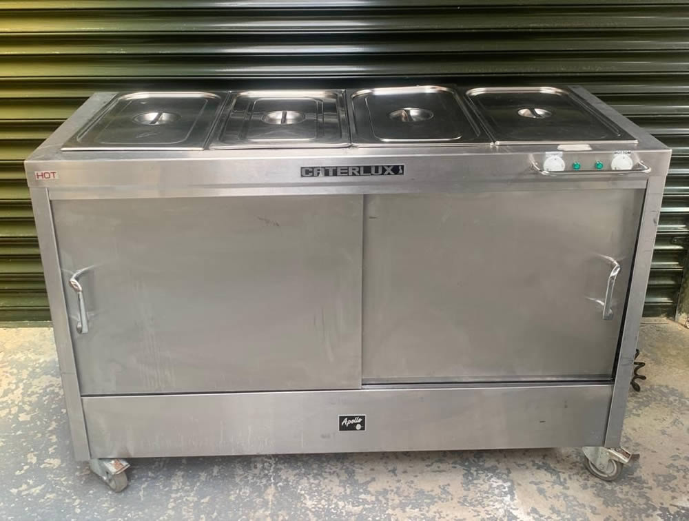 Bain Marie, Dry Heat Topped Mobile Hot Cupboard